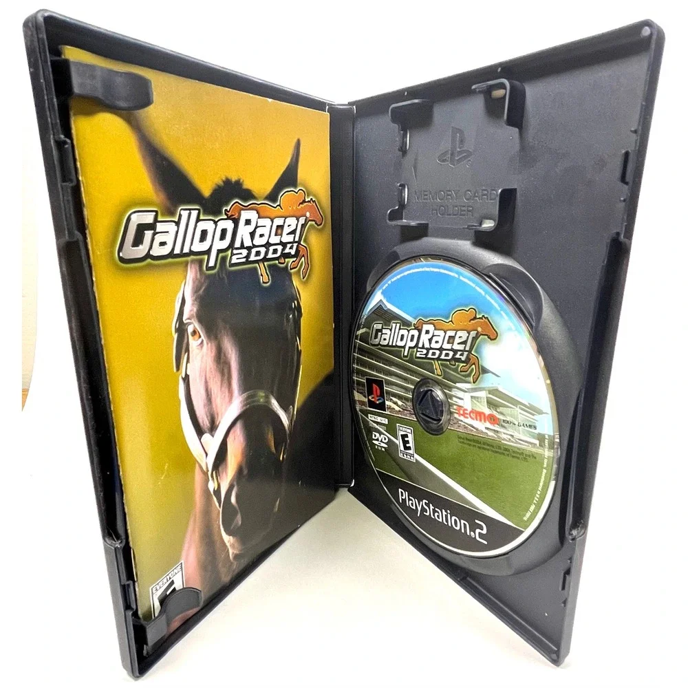 Gallop Racer 2004 PS2 Complete CIB Tested Horse Racing Game Tecmo simulation